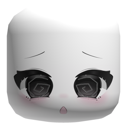 cute n kawaii moe girl face mask (hypnosis) Roblox item