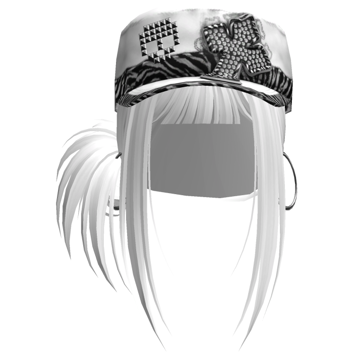 Gyaru Hair w/ Cap & Earrings