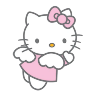 Adhesivo Hello kitty Roblox decal