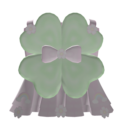 ☘︎  °｡﹒dainty pastel clover dress