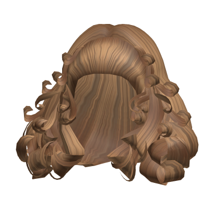 Rose's teased curly Blowout In Light Brown Roblox item