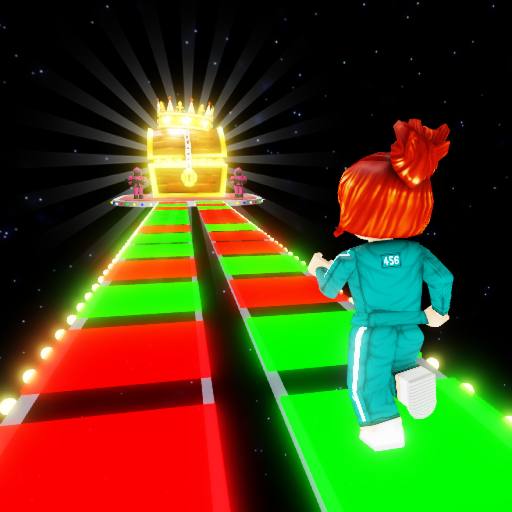 Impossible Glass Bridge Challenge (Squid Game)