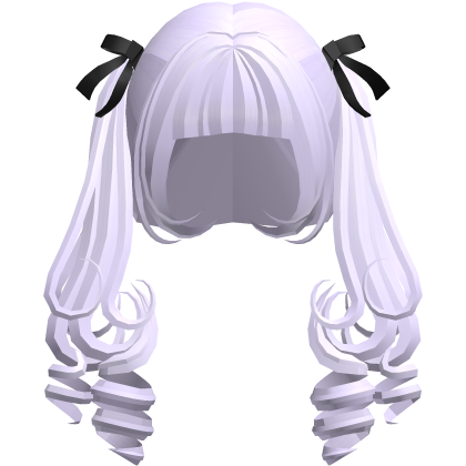 light purple lolita pigtail curly Roblox item