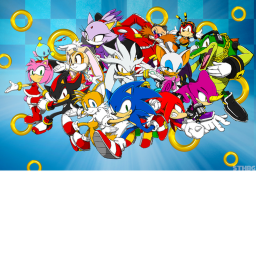 SONIC AND FRIENDS  ROLLER COASTER RIDES