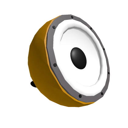 Modern Speaker - Orange/White