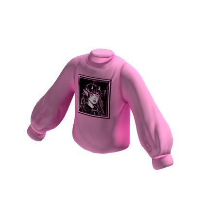 Pink Anime Sweater V2 thumbnail