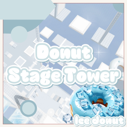 Donut Stage Tower official Roblox game thumbnail