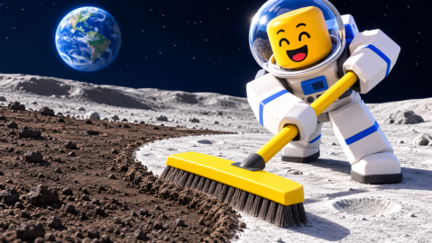 [🎃] Clean the Moon!
