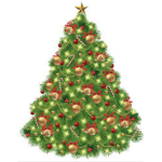 Lit Christmas Tree Gang