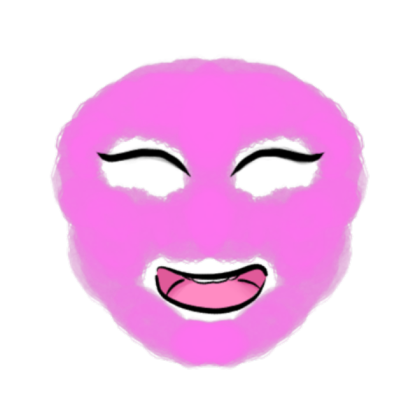 Spa Face (PINK) Roblox decal