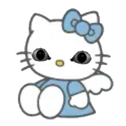 Hello Kitty Weirdcore Roblox decal