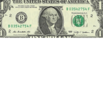 Dollar bill.