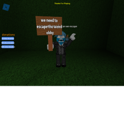 Escape the weird obby