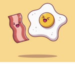 Bacon and eggs <3