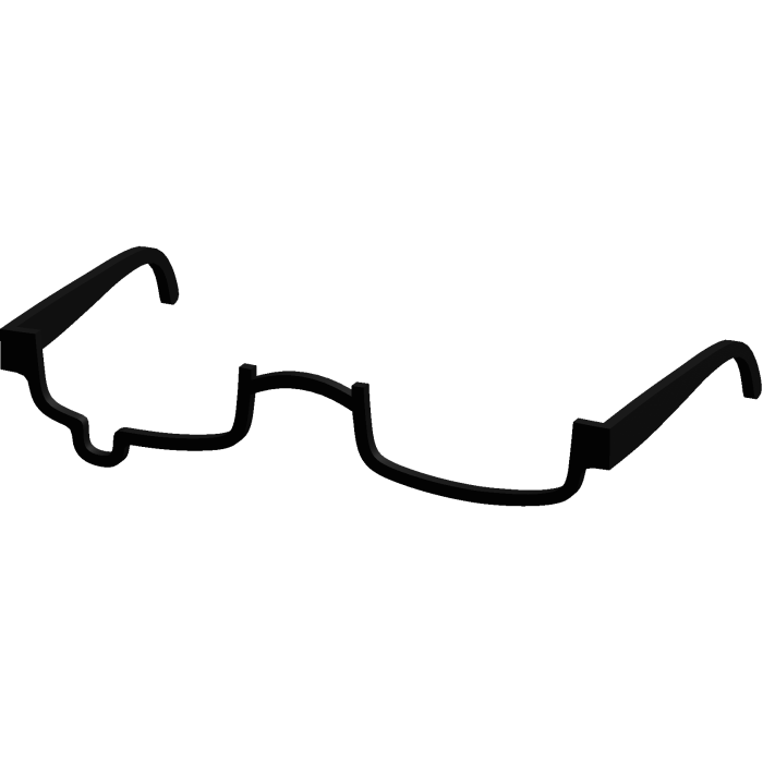 Cute Glasses Black