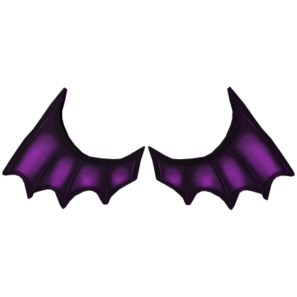 [HALLOWEEN] Purple Bat Wings