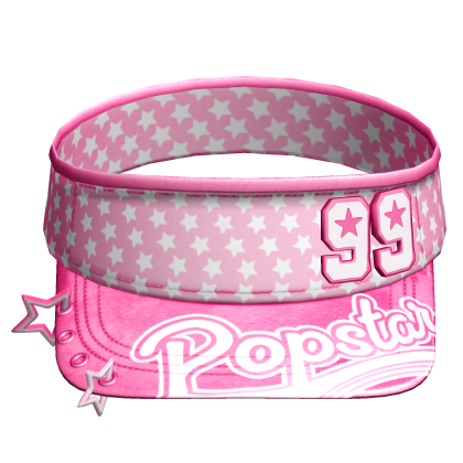 Amekaji Gyaru Harajuku Star Visor Pink 