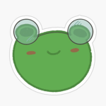Frogs with glasses