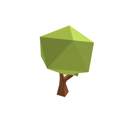 low poly tree