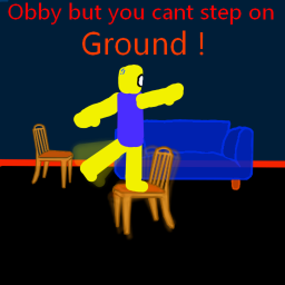 new update Obby but you cant step on ground