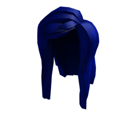 hair blue Roblox decal