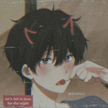 aesthetic anime boy Roblox decal