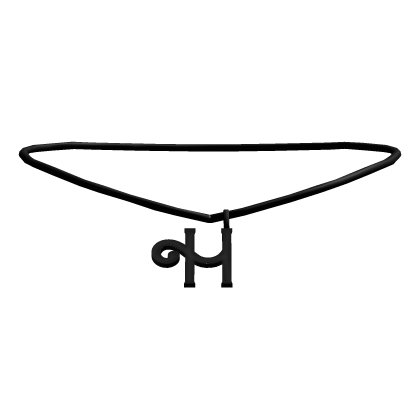 ꒰3.0꒱ BB initial necklace: H