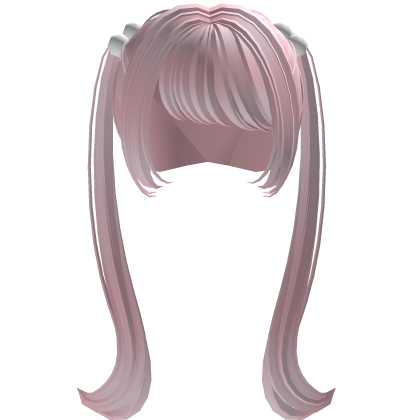 * cute Pink ponytails hair Roblox item