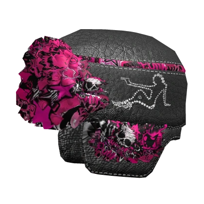 Y2K McBling Hot Pink Punk Yabujin Winter Ushanka | Roblox Item