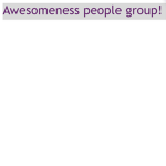 The Awesomeness people group
