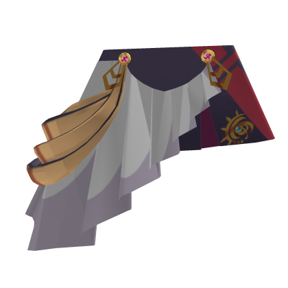 White, red & black Chrono Genesis R6 Skirt Roblox item