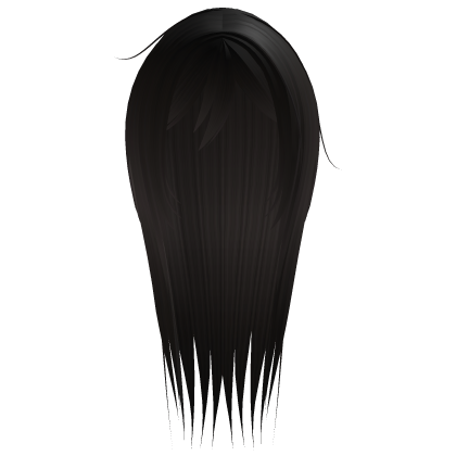 wispy horror hair kawaii dark brown Roblox item