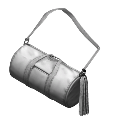 [3.0] White Duffel Gym Bag W/ White Bandana