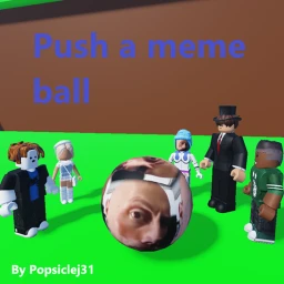 Push a meme ball icon