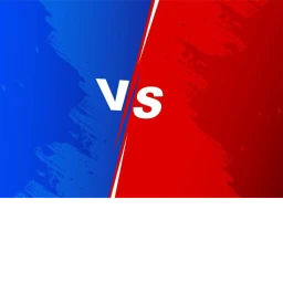 Blue VS Red icon