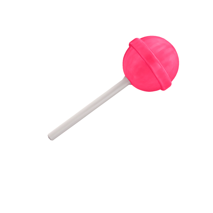 pink bubblegum lollipop