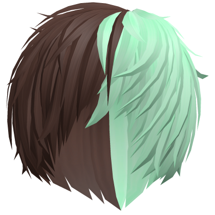 messy choco mint cute vampire emo anime boy hair