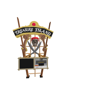 Treasure Island 1993 Sign