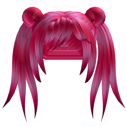 Cherry Blossom Pink Bun Twintails Pigtail Roblox item