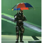 Mando with an Umbrella