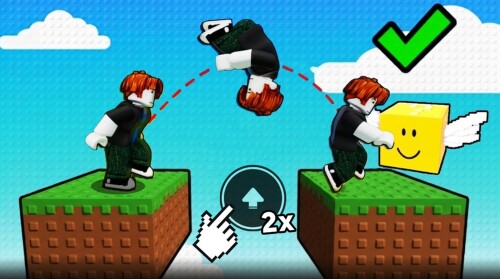 +1 Double Jump for Lucky Block!