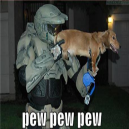 halo dog gun :D Roblox decal
