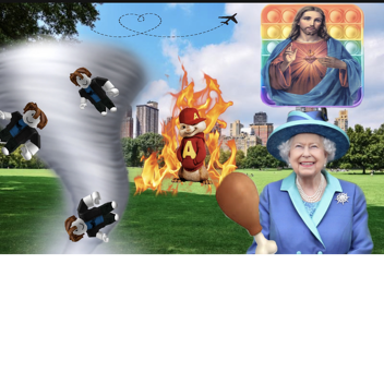 LIVE THROUGH A TORNADO IN LIZZIELAND SIMULATOR