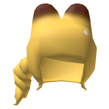 Low Poly Swirly Flan Hair