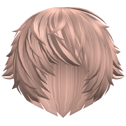 messy milky brown vampire emo anime hair w tufts