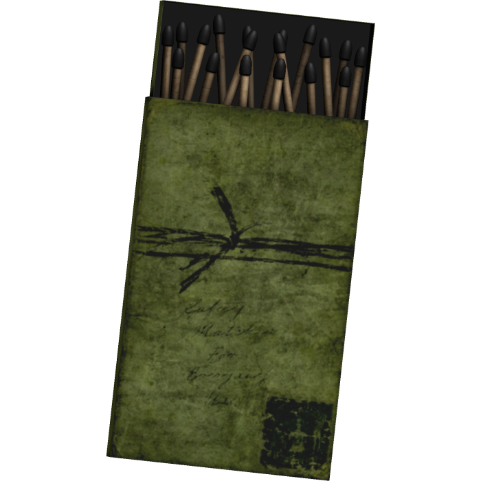 Olive Green Box of Matches