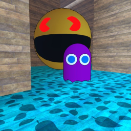 Pac-Man Head Escape!