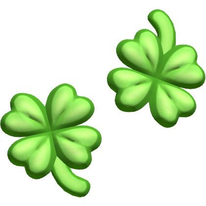 🍀 four leaf clover hairclips tween moe (left)
