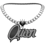 Onyx Diamond Queen Necklace (3.0)