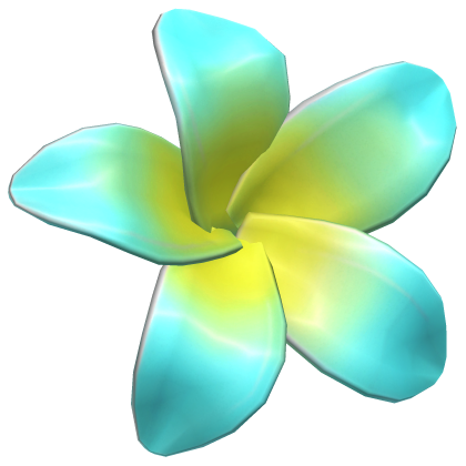 Hair Clip Flower Blue Summer Lotus Beach Y2K 2000s Roblox item